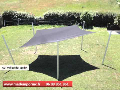 voile d'ombrage, made in pornic, toile tendue, brise vue, brise vent, terrasse